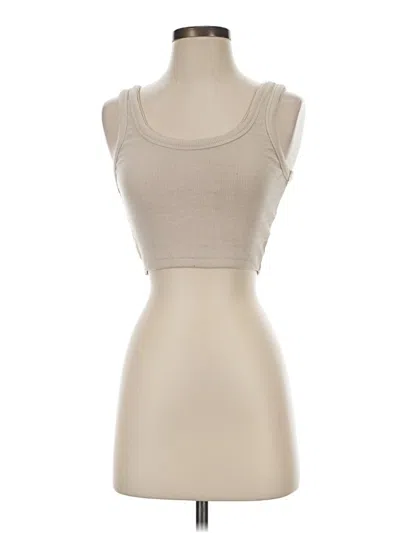 Pre-owned Signature 8 Tank Top Tan Strapless Neckline Tops