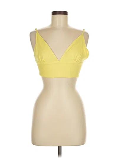 Signature 8 Tank Top Yellow Strapless Neckline Tops