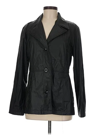 Pre-owned Signature Blazer Jacket In Black