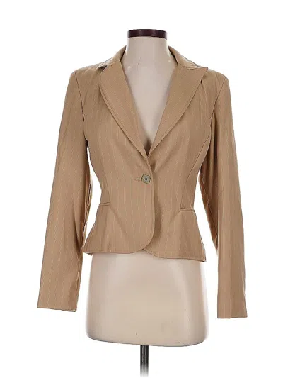 Pre-owned Signature By Larry Levine Blazer Jacket In Brown