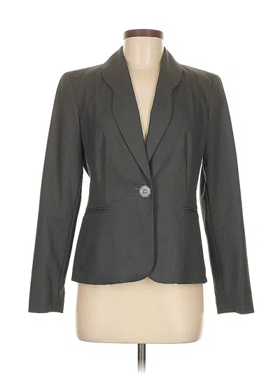 Pre-owned Signature By Larry Levine Blazer Jacket In Gray