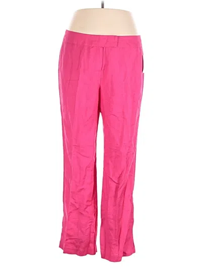 Signature By Larry Levine Casual Pants In Pink