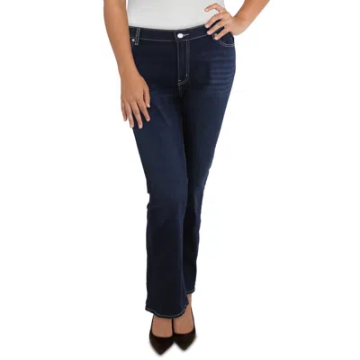Signature By Levi Strauss & Co. Plus Womens Embroidered Cotton Bootcut Jeans