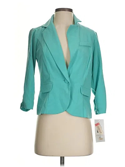 Pre-owned Signature By Robbie Bee Blazer Jacket In Blue