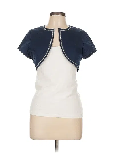 Pre-owned Signature By Robbie Bee Cardigan Sweater In Blue