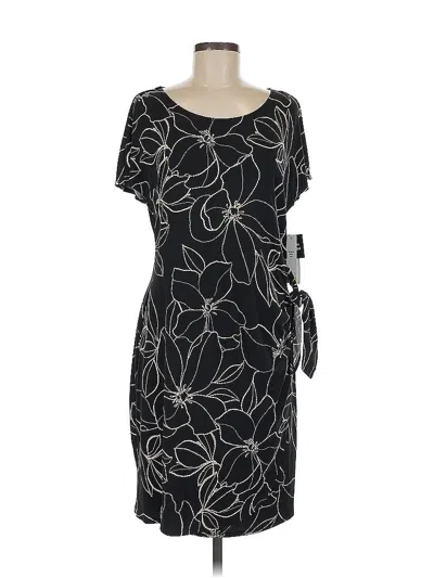 Signature By Robbie Bee Casual Dress In Black