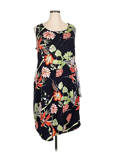 Pre-owned Signature By Robbie Bee Casual Dress In Black