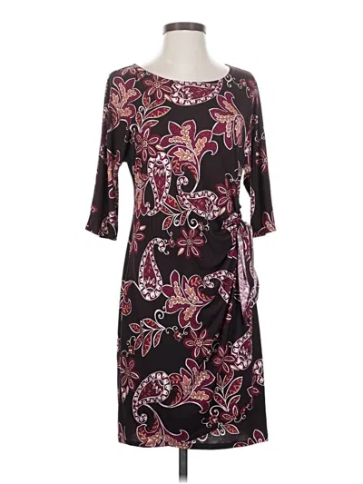 Pre-owned Signature By Robbie Bee Casual Dress In Black