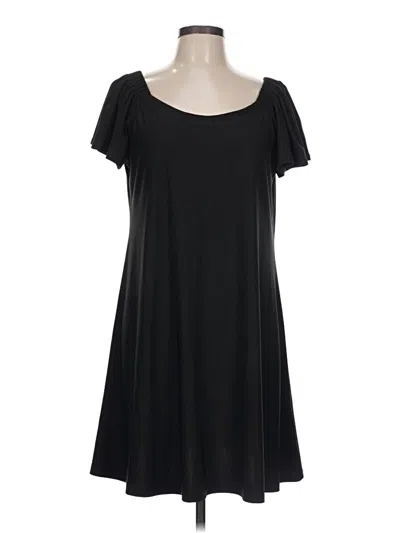 Pre-owned Signature By Robbie Bee Casual Dress In Black