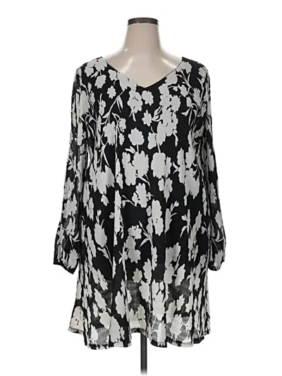 Pre-owned Signature By Robbie Bee Casual Dress In Black