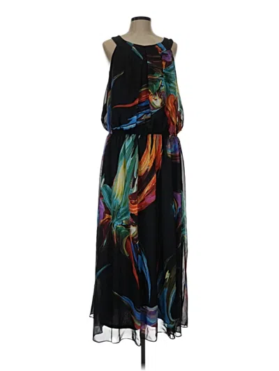 Pre-owned Signature By Robbie Bee Casual Dress In Black