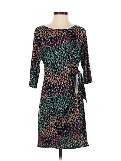 Pre-owned Signature By Robbie Bee Casual Dress In Blue