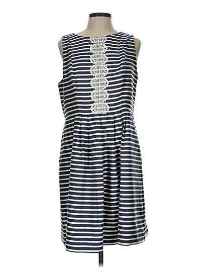 Pre-owned Signature By Robbie Bee Casual Dress In Blue