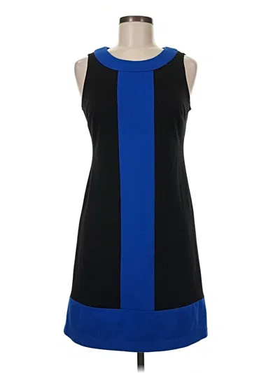 Pre-owned Signature By Robbie Bee Casual Dress In Blue