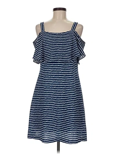 Pre-owned Signature By Robbie Bee Casual Dress In Blue
