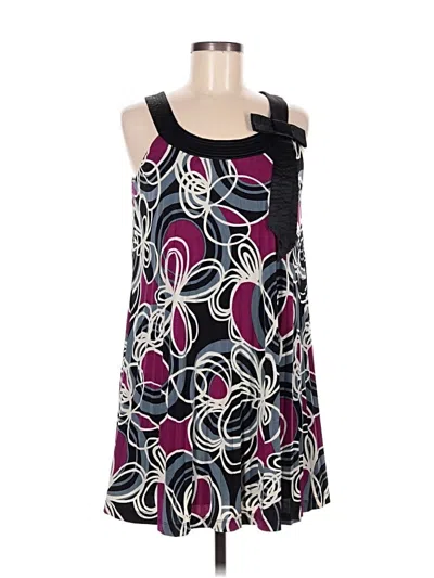 Pre-owned Signature By Robbie Bee Casual Dress In Purple