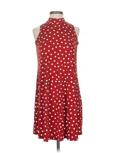 Pre-owned Signature By Robbie Bee Casual Dress In Red