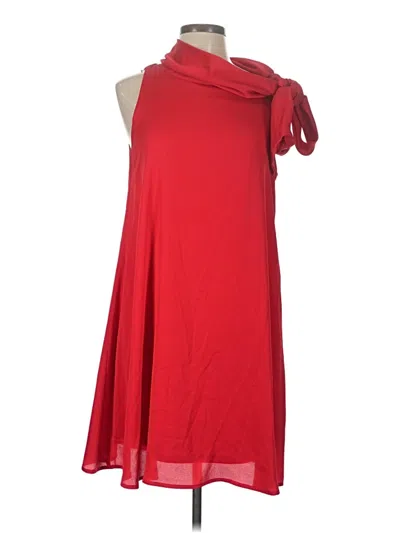 Pre-owned Signature By Robbie Bee Casual Dress In Red