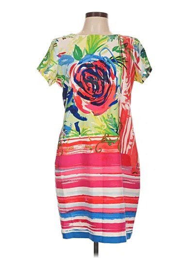 Pre-owned Signature By Robbie Bee Casual Dress In Red