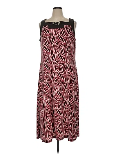 Pre-owned Signature By Robbie Bee Casual Dress In Red