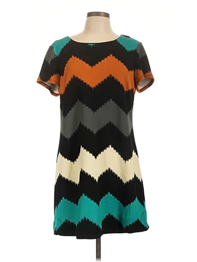 Pre-owned Signature By Robbie Bee Casual Dress In Teal