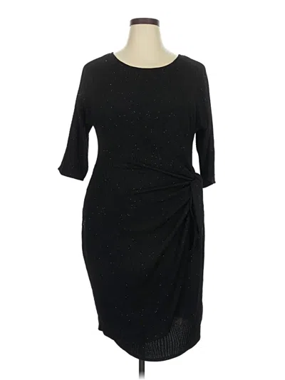 Pre-owned Signature By Robbie Bee Cocktail Dress In Black