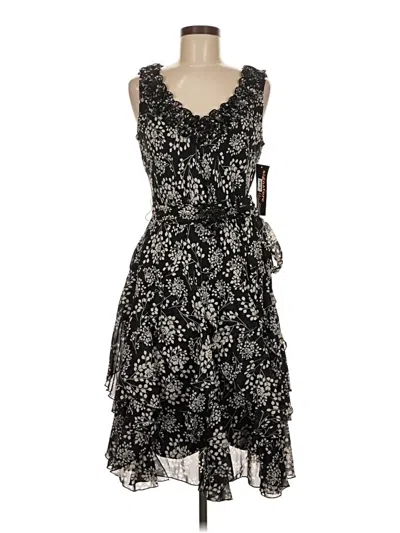 Pre-owned Signature By Robbie Bee Cocktail Dress In Black