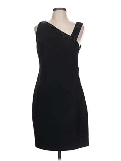 Pre-owned Signature By Robbie Bee Cocktail Dress In Black