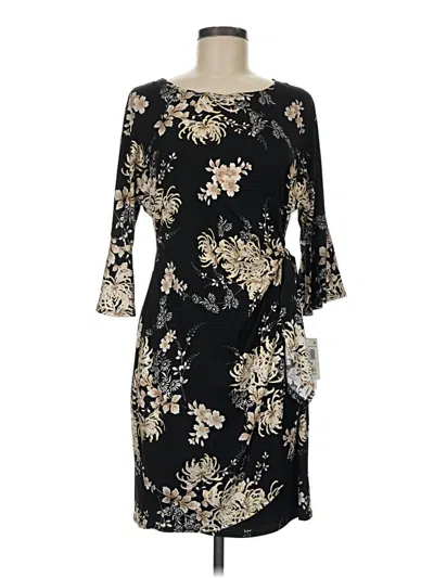 Pre-owned Signature By Robbie Bee Cocktail Dress In Black