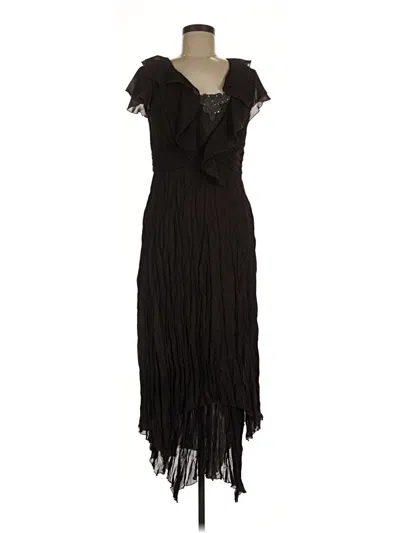 Pre-owned Signature By Robbie Bee Cocktail Dress In Black