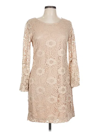 Pre-owned Signature By Robbie Bee Cocktail Dress In Brown