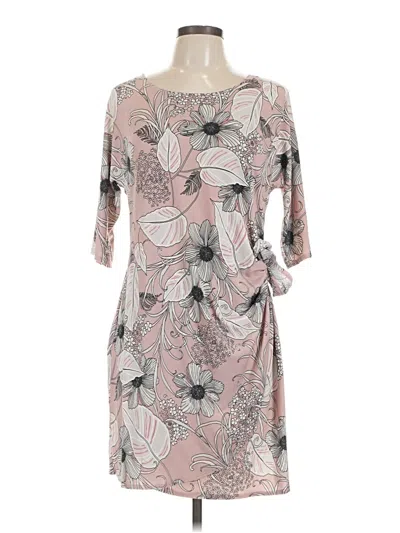 Pre-owned Signature By Robbie Bee Cocktail Dress In Gray