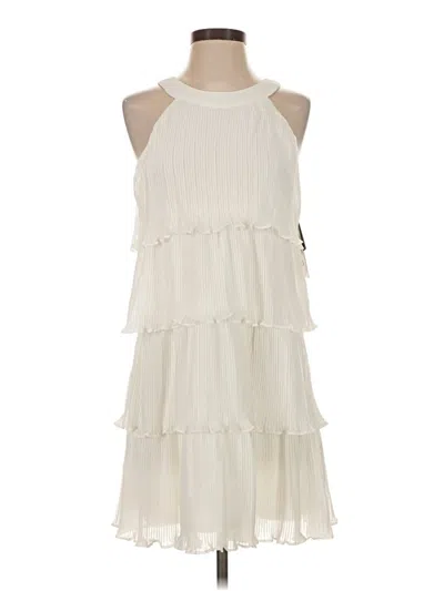 Pre-owned Signature By Robbie Bee Cocktail Dress In Ivory
