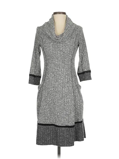 Pre-owned Signature By Robbie Bee Pullover Sweater In Gray