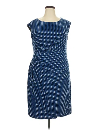 Pre-owned Signature Casual Dress In Blue