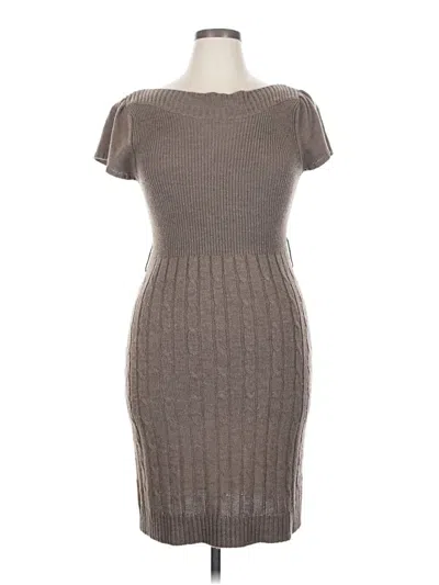 Pre-owned Signature Casual Dress In Gray