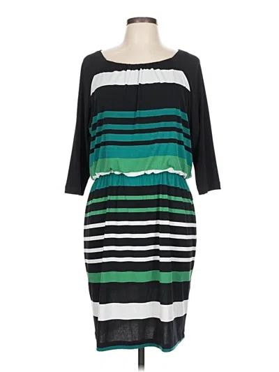 Pre-owned Signature Casual Dress In Green