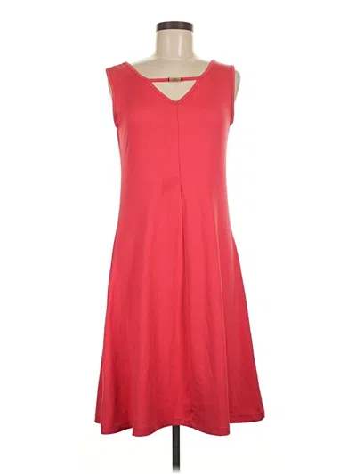 Pre-owned Signature Casual Dress In Red