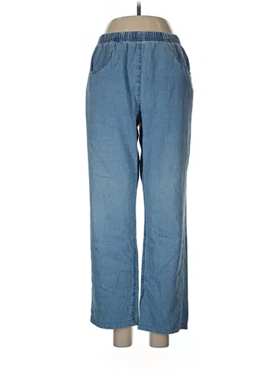 Pre-owned Signature Casual Pants In Blue