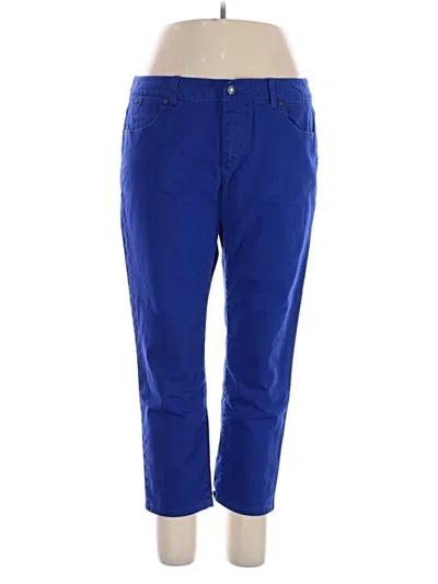 Pre-owned Signature Casual Pants In Blue