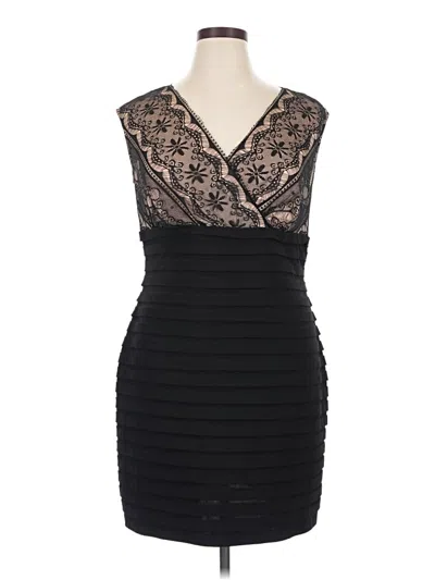 Pre-owned Signature Cocktail Dress In Black