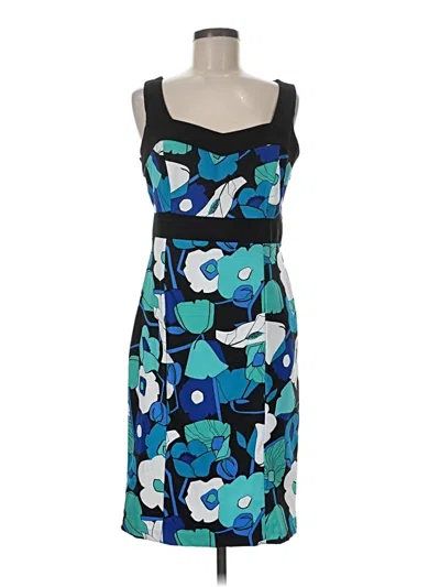 Pre-owned Signature Cocktail Dress In Blue
