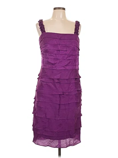 Pre-owned Signature Cocktail Dress In Purple