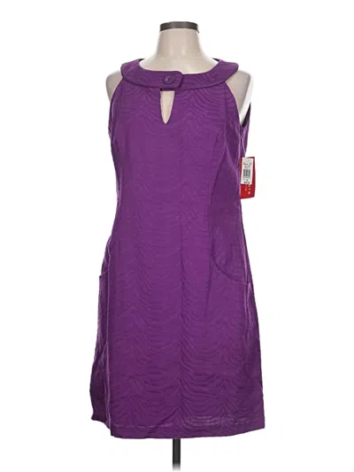 Pre-owned Signature Cocktail Dress In Purple