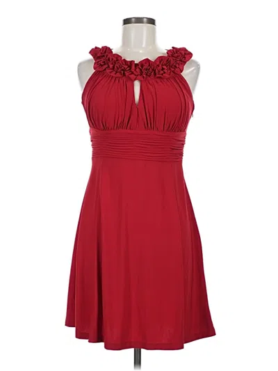 Pre-owned Signature Cocktail Dress In Red