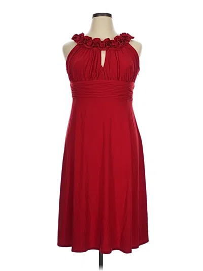 Pre-owned Signature Cocktail Dress In Red