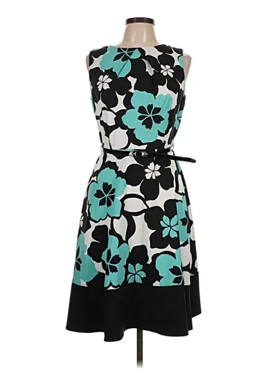 Pre-owned Signature Cocktail Dress In Teal
