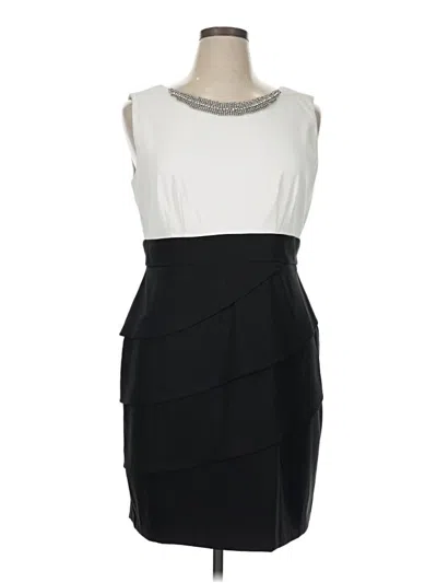 Pre-owned Signature Cocktail Dress In White