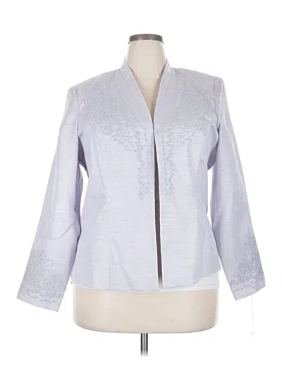 Pre-owned Signature Collection Jacket In Silver