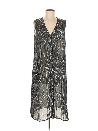 Pre-owned Signature Collection Kimono In Gray